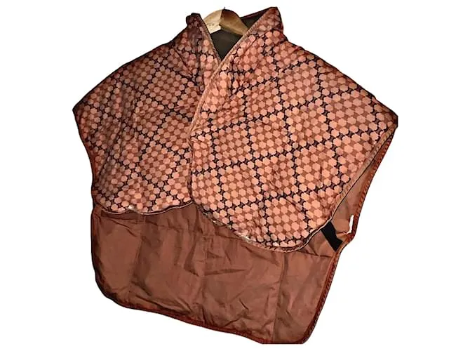 Céline Poncho Macadam Celine Vintage Autentico Beige