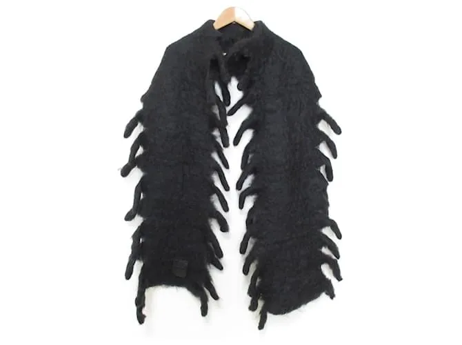 Stola in lana nera Loewe Nero