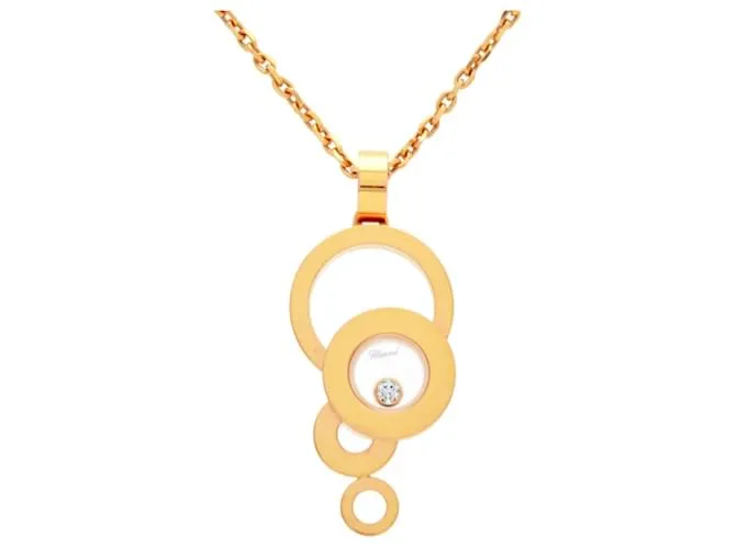Collana Chopard Happy Diamond Bubble K18PG Rosa