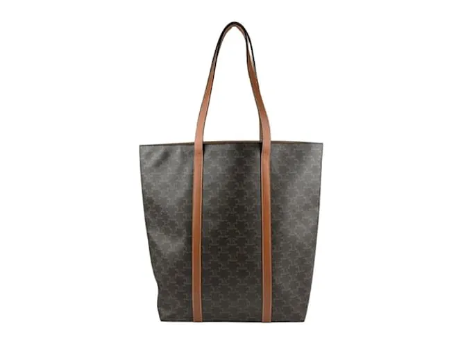 Céline Borsa a spalla e tote Celine Marrone Nero