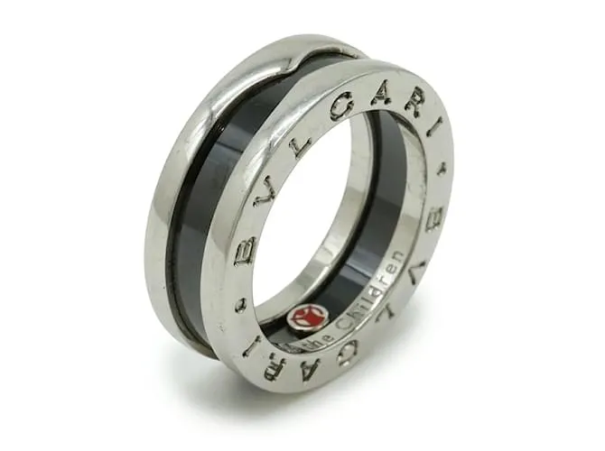 Bulgari Anello B.zero1 Bvlgari Save the Children Nero Argento