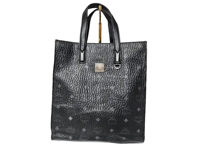 Borsa Tote MCM Visetos Klassic Nera/Grigia Nero Grigio