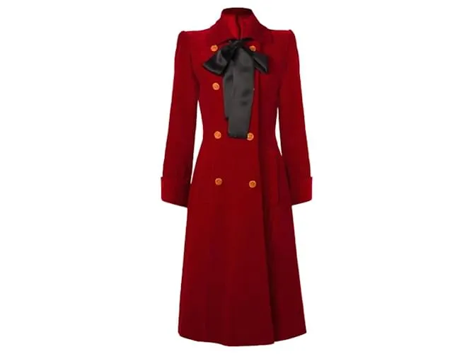 Givenchy Cappotto Vermiglio Rosso