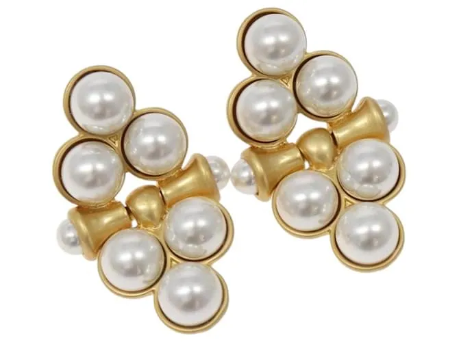 Céline Orecchini CELINE Pierce Metallo Oro Auth bs25884 D'oro