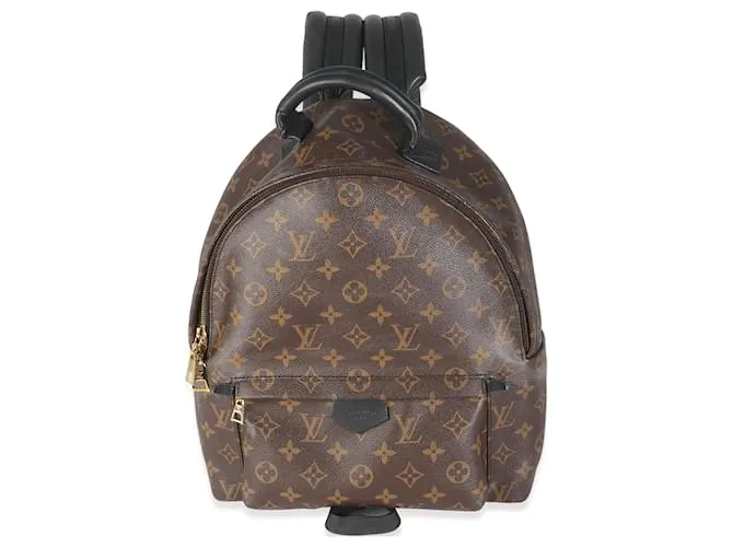 Zaino Palm Springs MM in tela Monogram Louis Vuitton Marrone