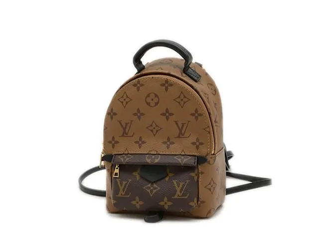 Zaino Mini Palm Springs Monogram Reverse Louis Vuitton Monogramma