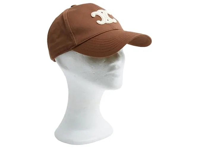 Céline 2024 Cappellino da Baseball Trionfo M Cappello Regolabile Celine Marrone