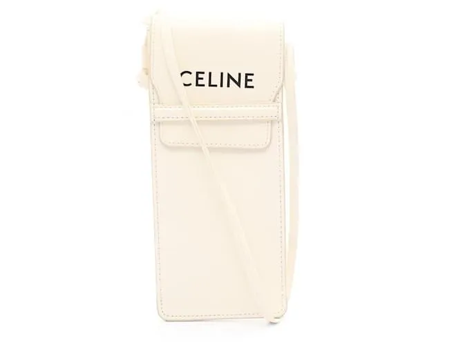 Céline Borsa a spalla in pelle Celine Bianco