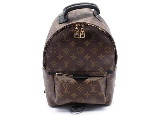 Zaino Monogram Palm Springs PM Louis Vuitton Marrone