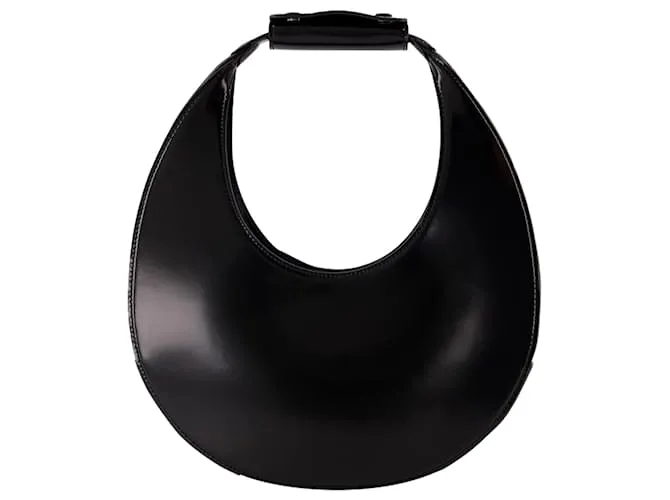 Borsa a Spalla Moon - Staud - Pelle - Nera Nero