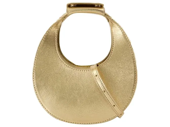 Borsa Good Night Moon - Staud - Pelle - Oro D'oro Metallico