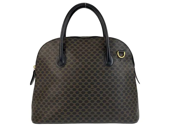 Céline Borsa a mano in PVC/Leather Celine Macadam MC96 Metallico Bronzo