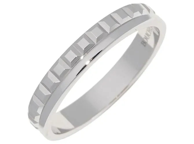 Anello Quatre Radiant in oro bianco 18K Boucheron JAL00250 Taglia 23 Argento Metallico