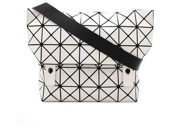 Borsa a Spalla in PVC Issey Miyake BB55-AG083-1 Bianco