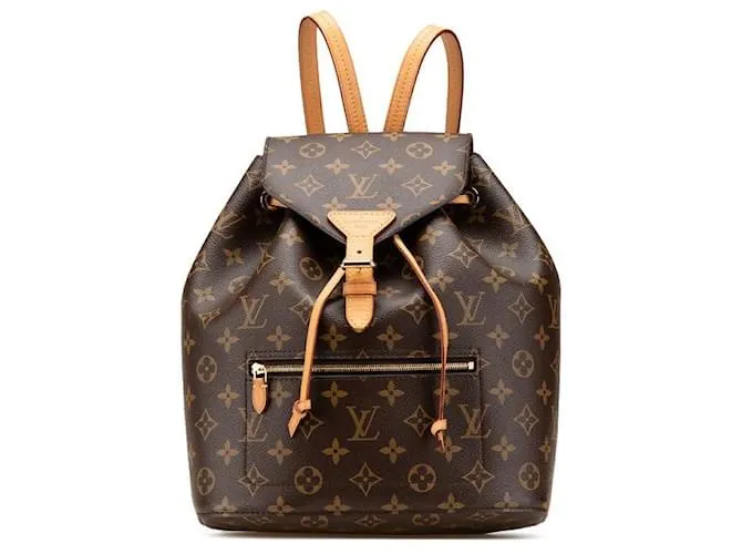 Zaino Montsouris Monogram Louis Vuitton M43431 Marrone