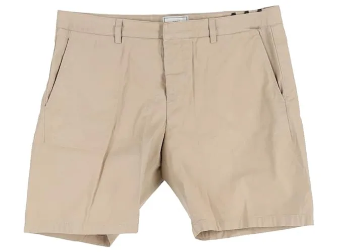 Shorts Chino Ami in cotone khaki Marrone