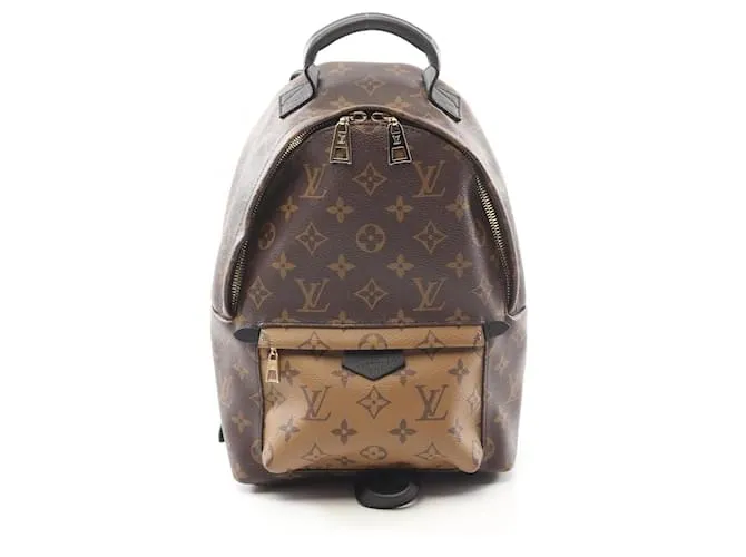 Zaino Palm Springs Monogram Reverse Louis Vuitton M43116 Marrone