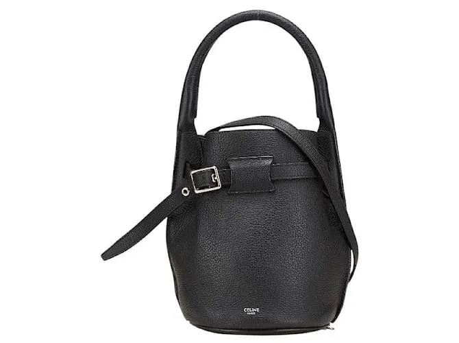Céline Borsa a secchiello nano in pelle Celine Big Bag 2 in 1 Nero