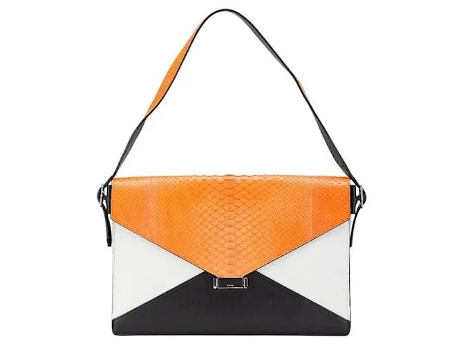 Céline Borsa a spalla in pelle di pitone Celine Multicolore