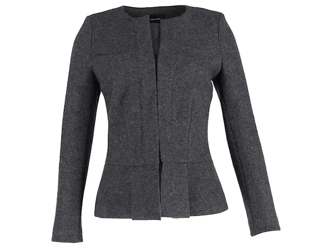 Giacca da sera Isabel Marant in lana merino grigia Grigio