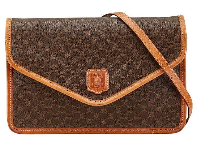 Céline Borsa a Spalla in Pelle Macadam di Celine Arancione