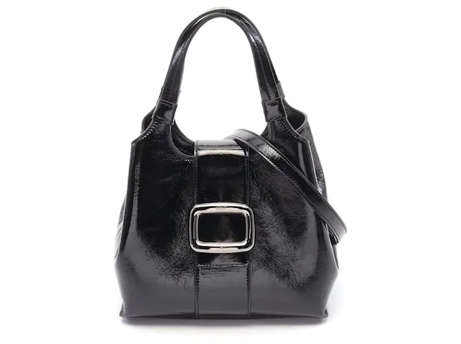 Borsa in pelle Viv' 2 in 1 Roger Vivier RBWAOGA0100TM6B999 Nero