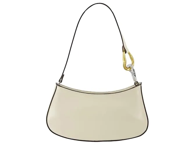Borsa Hobo Ollie - Staud - Crema - Pelle Marrone Beige