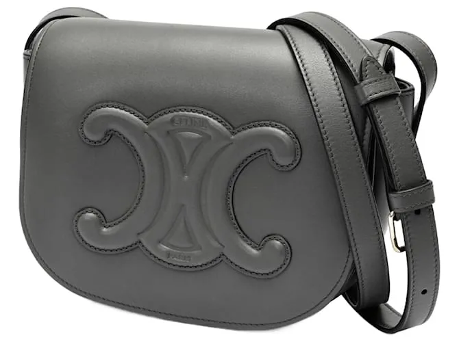 Céline Borsa a Spalla in Pelle Triomphe CELINE Folco Marrone