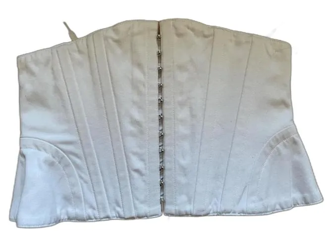 Alaïa Top Bianco sporco