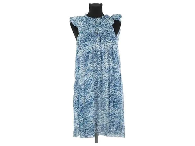 Isabel Marant Etoile Abito in seta blu