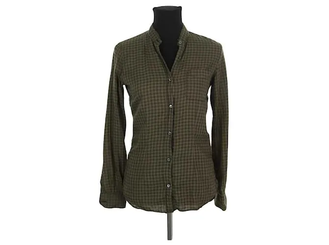 Golden Goose Top in cotone khaki Cachi