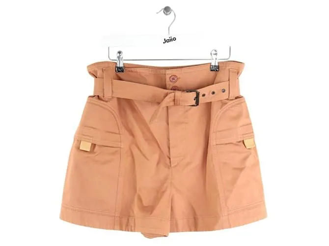 Isabel Marant Etoile Shorts in cotone arancione