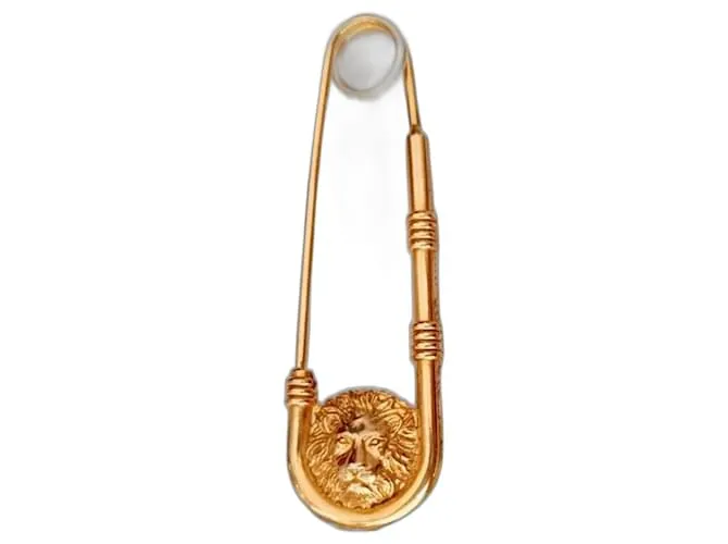 spilla VERSACE placcata in oro D'oro