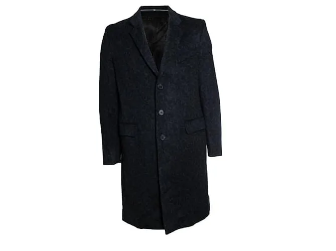 Cappotto in misto lana grigio a un bottone Givenchy