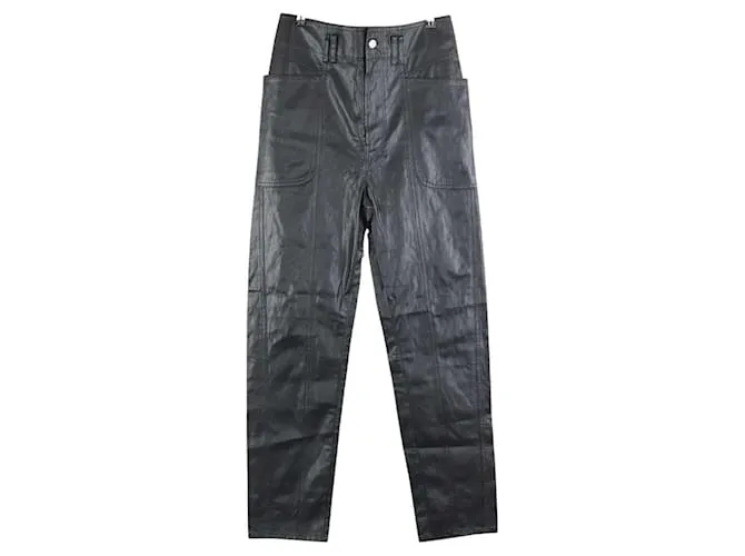 Isabel Marant Etoile Pantaloni Carot neri Nero