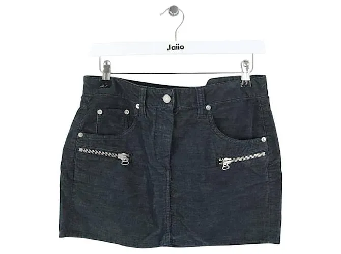 Isabel Marant Etoile Mini gonna in cotone blu