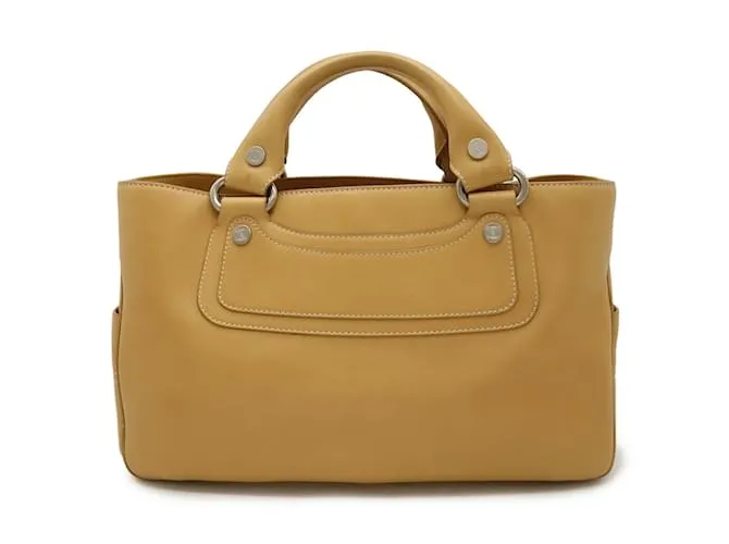 Céline Borsa a mano Celine Boogie Bag in pelle beige