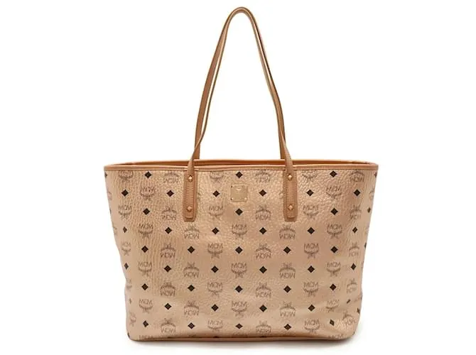 Borsa Tote Glam Visetos MCM Argento