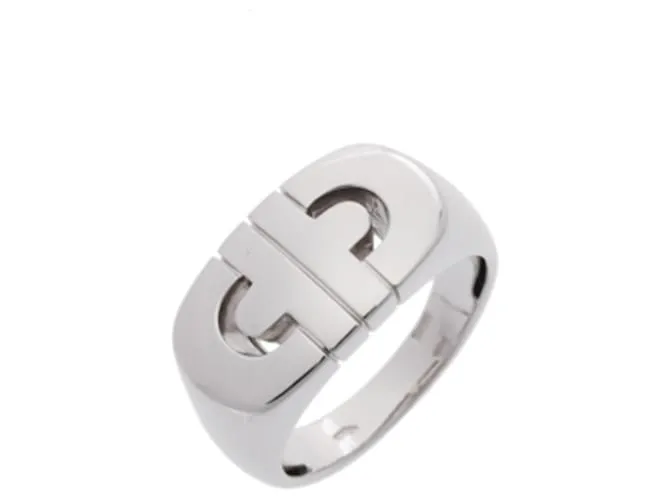 Anello Parenteshi Bvlgari Bulgari in oro bianco D'oro