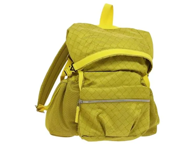Autre Marque Zaino in nylon giallo Auth BD2181 di BOTTEGA VENETA