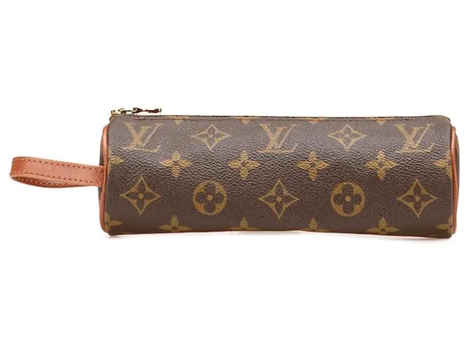 Astuccio Rotondo per Matite Monogramma Marrone Louis Vuitton 20