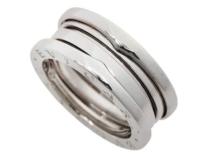 Bulgari Anello a fascia in oro bianco Bvlgari B-ZERO1 D'oro