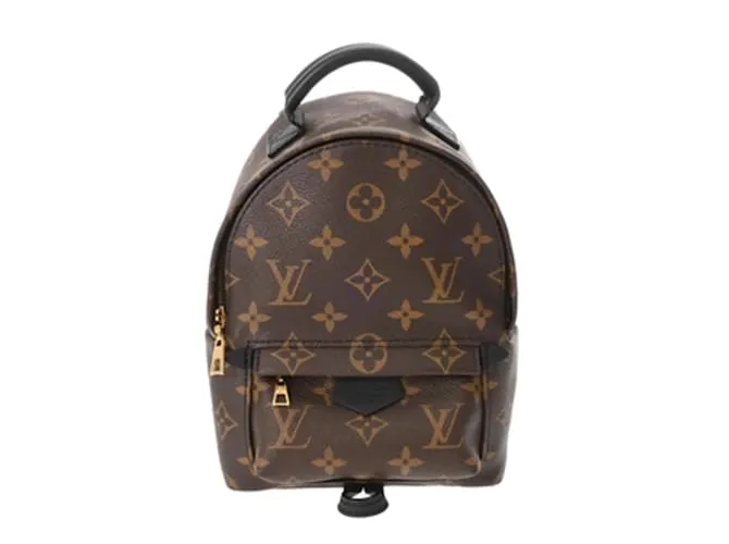 Zaino MINI Palm Springs Monogram Louis Vuitton Marrone Monogramma