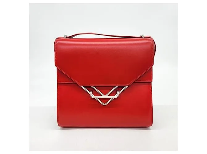 Borsa a Spalla Clip Bottega Veneta (4308202) Rosso