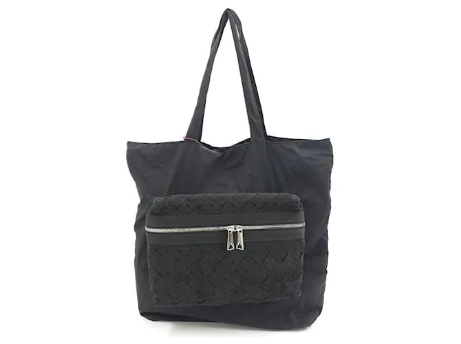 Borsa a spalla in tessuto e clutch di BOTTEGA VENETA (7860838) Nero