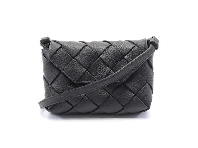 Borsa a Spalla Diago Piccola di Bottega Veneta Nero