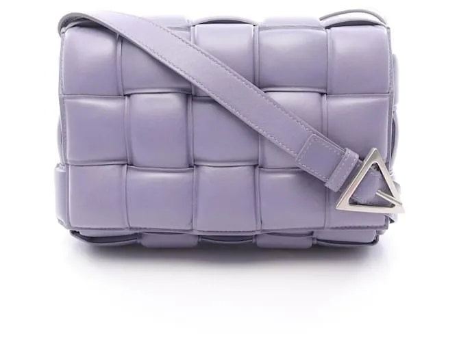 Borsa a Spalla Intrecciato di Bottega Veneta Porpora