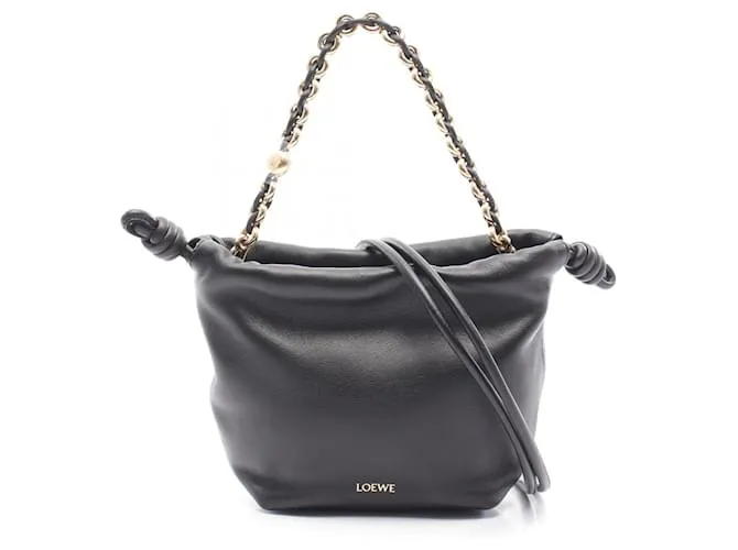 Borsa a mano Flamenco Mini Loewe Nero