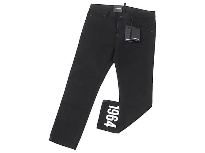 & Other Stories Pantaloni in denim skinny cropped da donna DSQUARED2 neri Nero