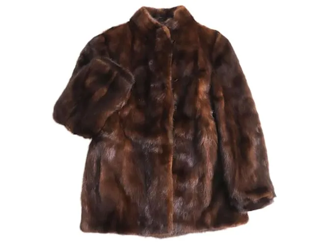 & Other Stories Giacca corta in pelliccia di visone SAGA marrone
